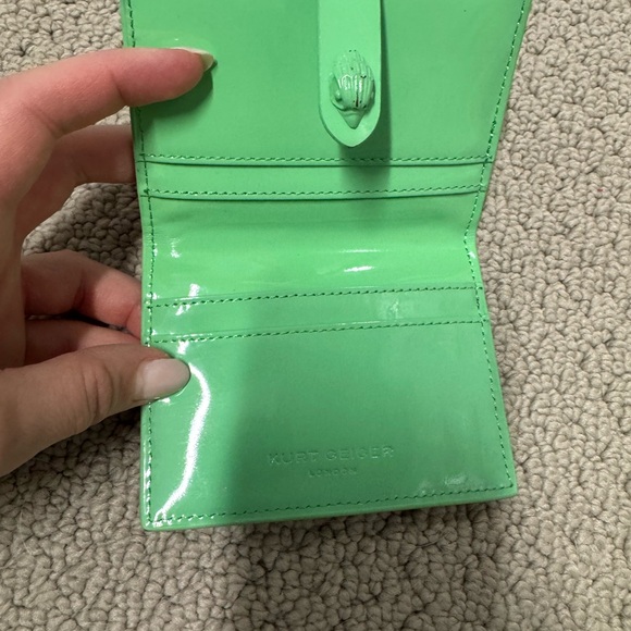 Kurt Geiger mint green card case - Picture 3 of 4